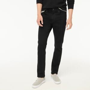 NWT J. Crew Men's Straight-Fit Jeans Signature Flex Dark Shadow Black Size 30x30